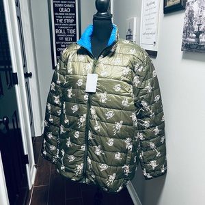 Donald Duck Puffy Jacket for Adults - Reversible